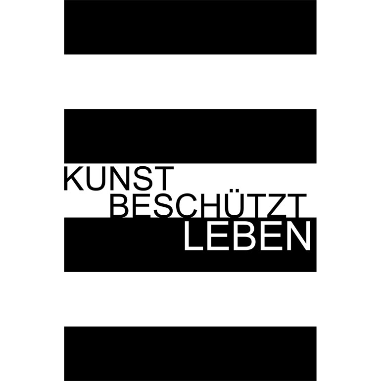 Poster: Kunst beschützt Leben