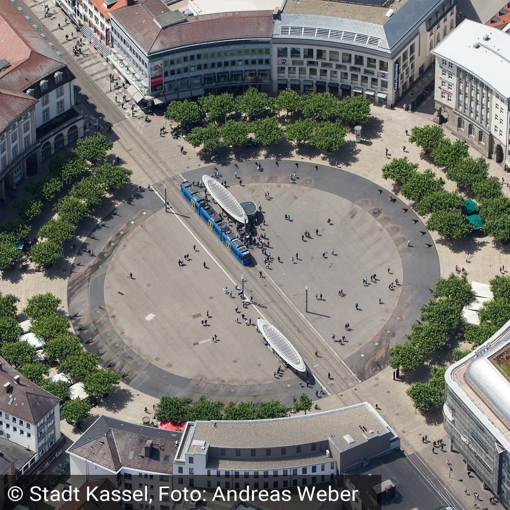 Königsplatz Kassel. © Stadt Kassel, Foto: Andreas Weber